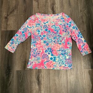 Lilly Pulitzer 3/4 sleeve top